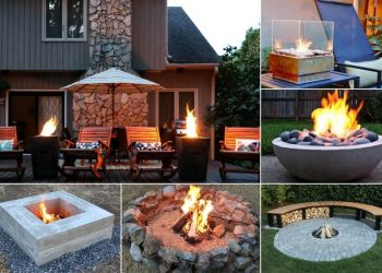 DIY Fireplace Pit Concepts + Shopping for Choices for Non-DIYers