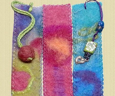 Learn to moist felt from the Skilled! Marie Spaulding reveals you ways with a easy bookmark video! – Felting