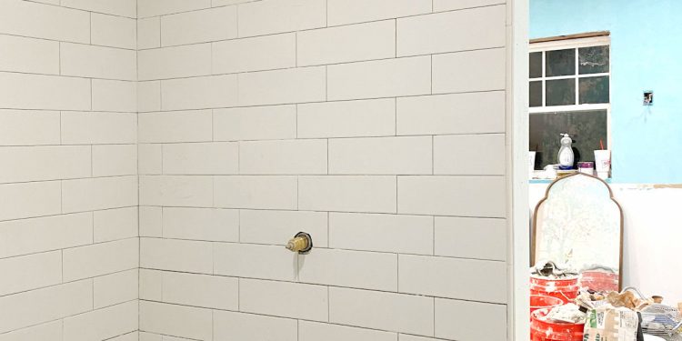 The Bathe Tile Set up Is Completed!