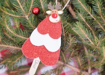Enjoyable Sweet Cane Reindeer Decoration