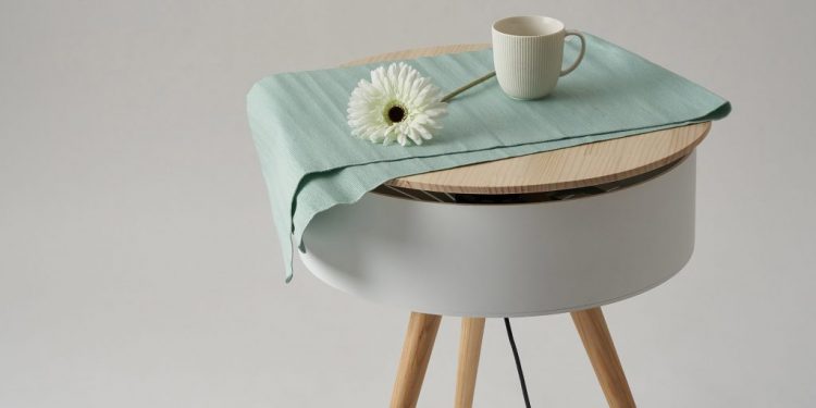 Wonho Lee creates Brise fan and facet desk that blends into the house