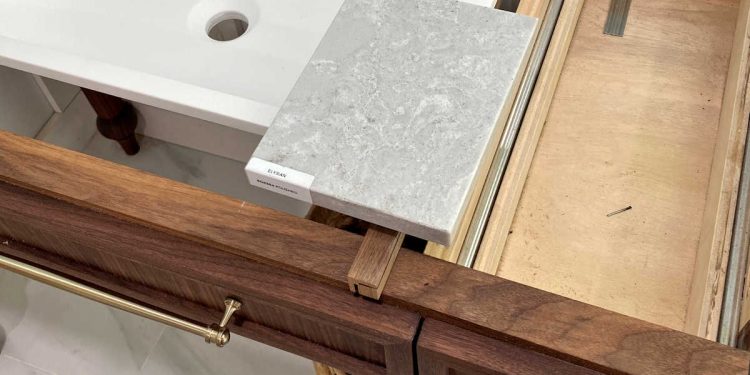 And The Winner For Our Rest room Quartz Counter tops Is…