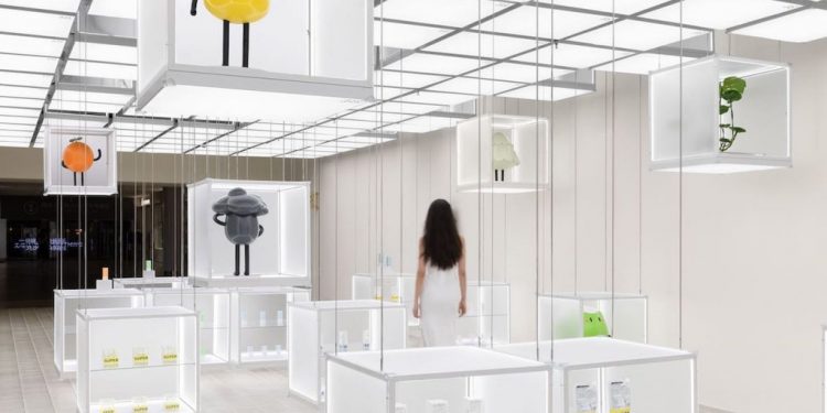 FOG Structure creates kinetic show for Tremendous Seed’s Hangzhou retailer