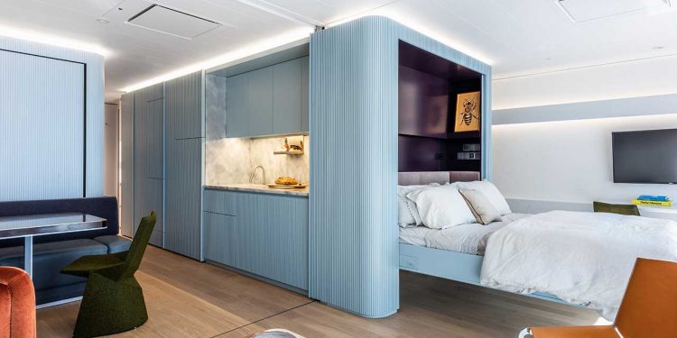 Condominium on a Residential Yacht Transforms for Added Friends