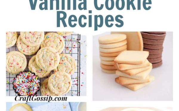 15 Of The Finest Vanilla Cookie Recipes – Edible Crafts