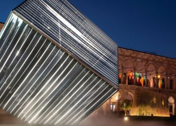 MAD installs reflective ETFE dice at Milan design week