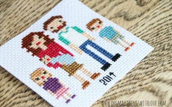 Learn how to Cross Sew a Household Portrait – Cross-Sew