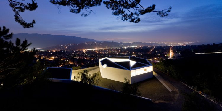 Lights Out: Los Angeles Structure Photographed at Evening