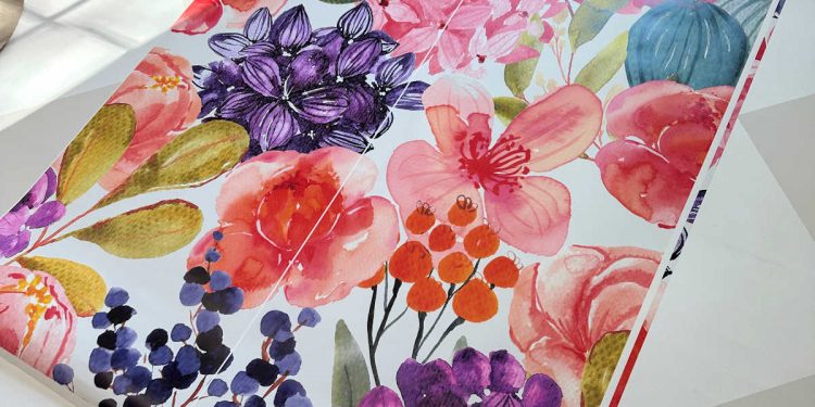 A Sneak Peek Of My New Giant Floral Mural