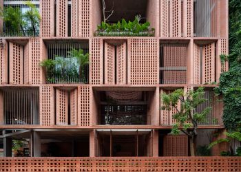 In Vietnam, a brick display shades Tropical House’s Premier Workplace