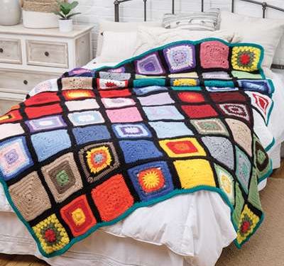 Completely satisfied Blooms Blanket Crochet Sample – Crochet