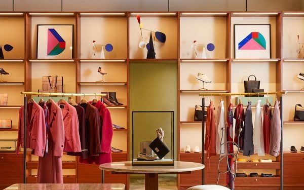 Normal Structure refreshes inside of pink Paul Smith retailer in LA