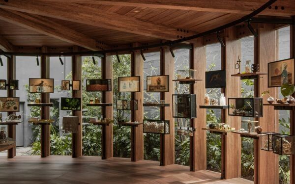 Esrawe + Cadena home Xinú perfume boutique inside radial pavilion