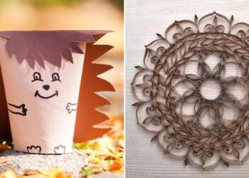 29 Fall Rest room Paper Roll Crafts