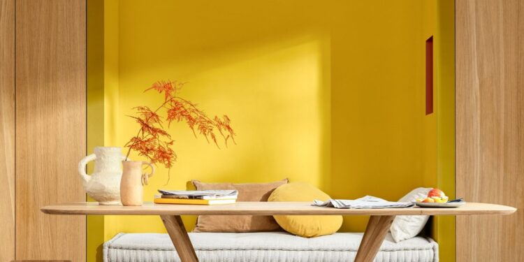 The Dulux color of the yr 2025 is a daring and sunny shade