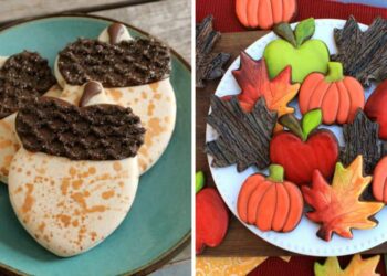 33 DIY Fall Cookie Adorning Kits and Concepts