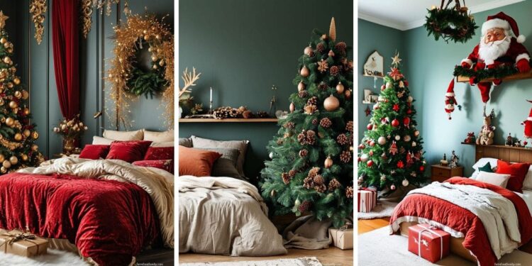 40+ Festive Christmas Bed room Concepts for an On the spot Vacation Makeover (2024)