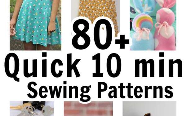 Uncover Over 80 10-Minute Stitching Patterns for Prompt DIY Gratification – Stitching