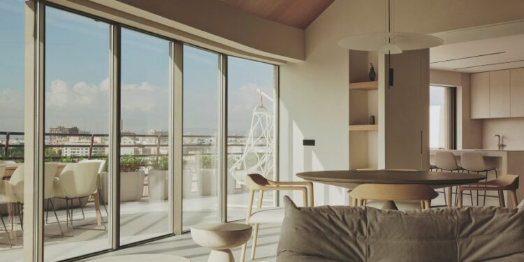 Destudio revamps Valencian penthouse to flaunt "breathtaking" metropolis views