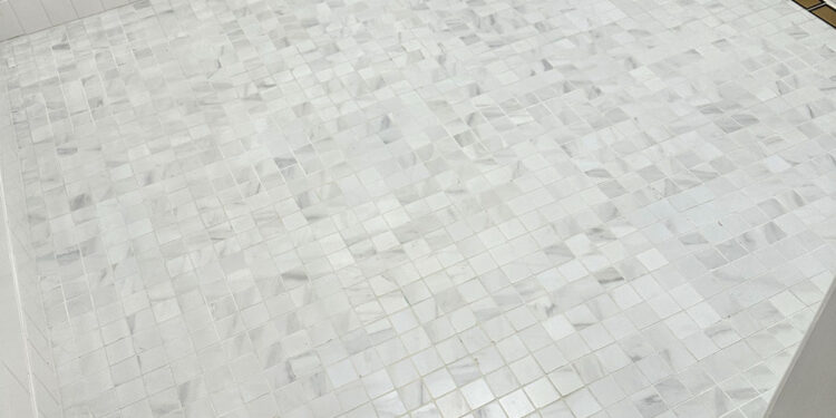 The Best No-Scrub Means To Clear White Grout In A Bathe